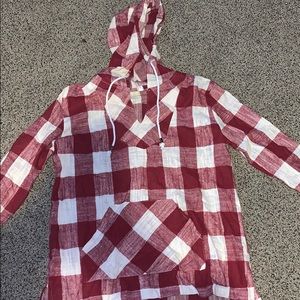 Flannel hoodie!